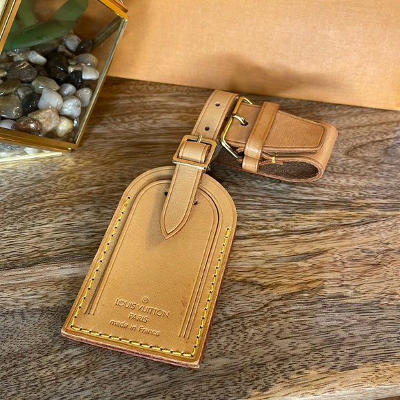 Louis Vuitton Accessories - Authentic Louis Vuitton Luggage Tag & Poignet Set